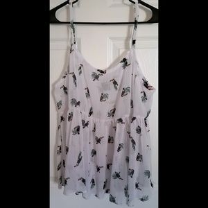 NWOT Torrid Size 2 Top Tank Toucan Print Bird Plus